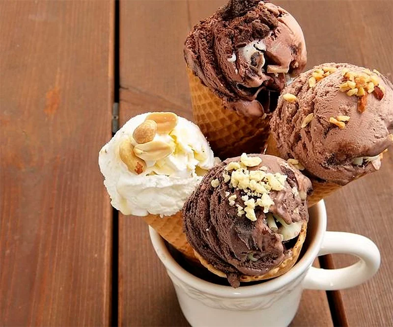 Sabores de helado para los más glotones